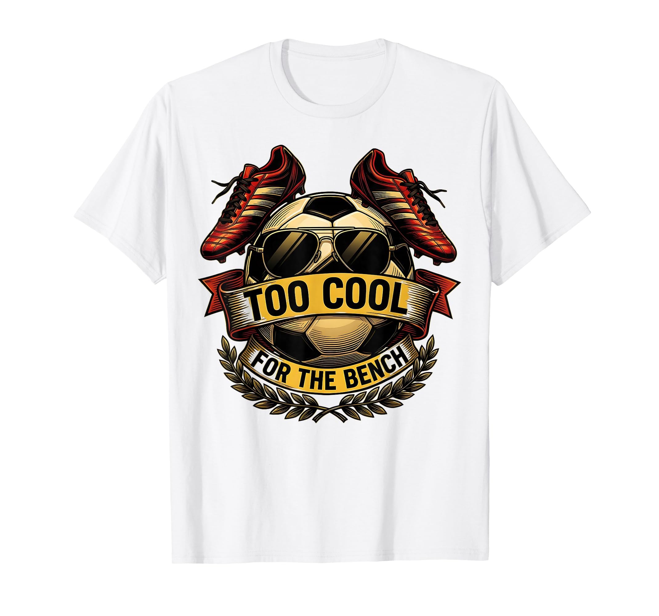 Too Bench Soccer Dad T-Shirt - Custom Art Print Unisex - T-Shirt, Sweatshirt, Hoodie