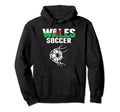 Wales Soccer Ball Net Goal Welsh Hoodie - Aesthetic Graphic Unisex - T-Shirt, Sweatshirt, Hoodie