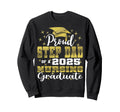 Proud Step Dad Class 2025 Nursing Sweatshirt - Fun Novelty Design Unisex - T-Shirt, Sweatshirt, Hoodie