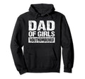 Dad Outnumbered Hoodie - Minimalist Print for Adults - T-Shirt, Sweatshirt, Hoodie