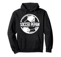 Soccer Pepaw Grandpa Pepaw Soccer Player Hoodie - Graphic Print for Adults - T-Shirt, Sweatshirt, Hoodie