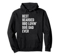 Best Bearded Bbq Lovin Dog Dad Ever Hoodie - Minimalist Print Unisex - T-Shirt, Sweatshirt, Hoodie