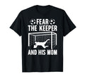 Fear Soccer Keeper Mom Soccer Goalie T-Shirt - Custom Art Print Unisex - T-Shirt, Sweatshirt, Hoodie