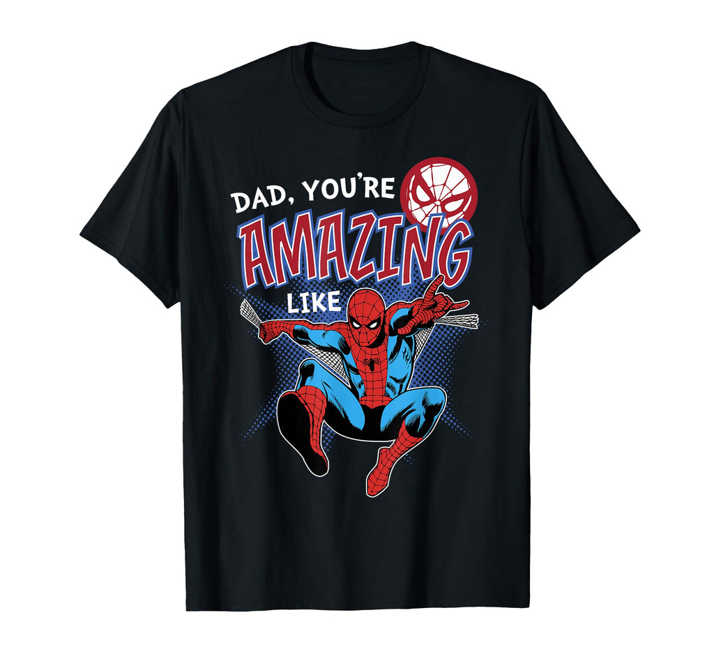 Marvel Spider Amazing Dad Fathers Day T-Shirt - Minimalist Print for Adults - T-Shirt, Sweatshirt, Hoodie