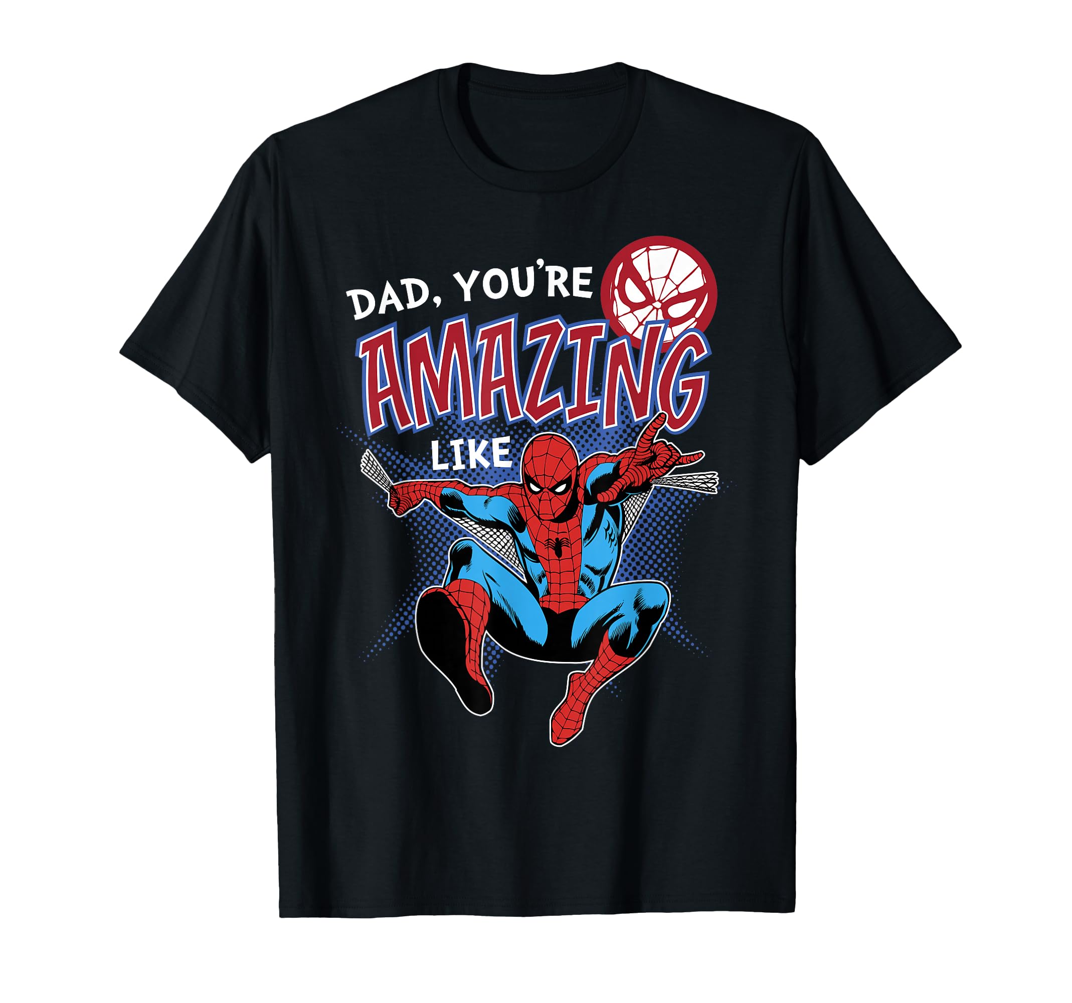 Marvel Spider Amazing Dad Fathers Day T-Shirt - Minimalist Print for Adults - T-Shirt, Sweatshirt, Hoodie