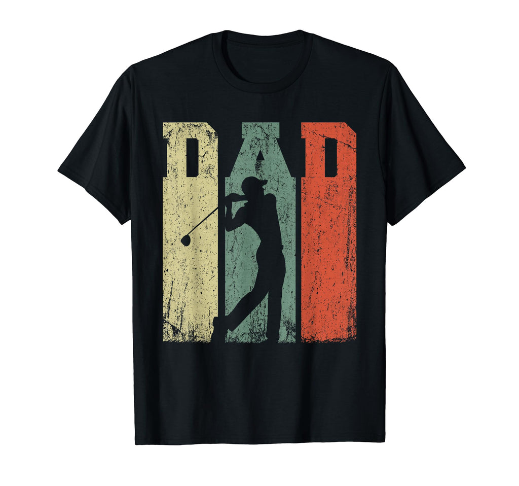 Golfing Dad Golf Daddy Silhouette T-Shirt - Novelty Apparel Men Women - T-Shirt, Sweatshirt, Hoodie