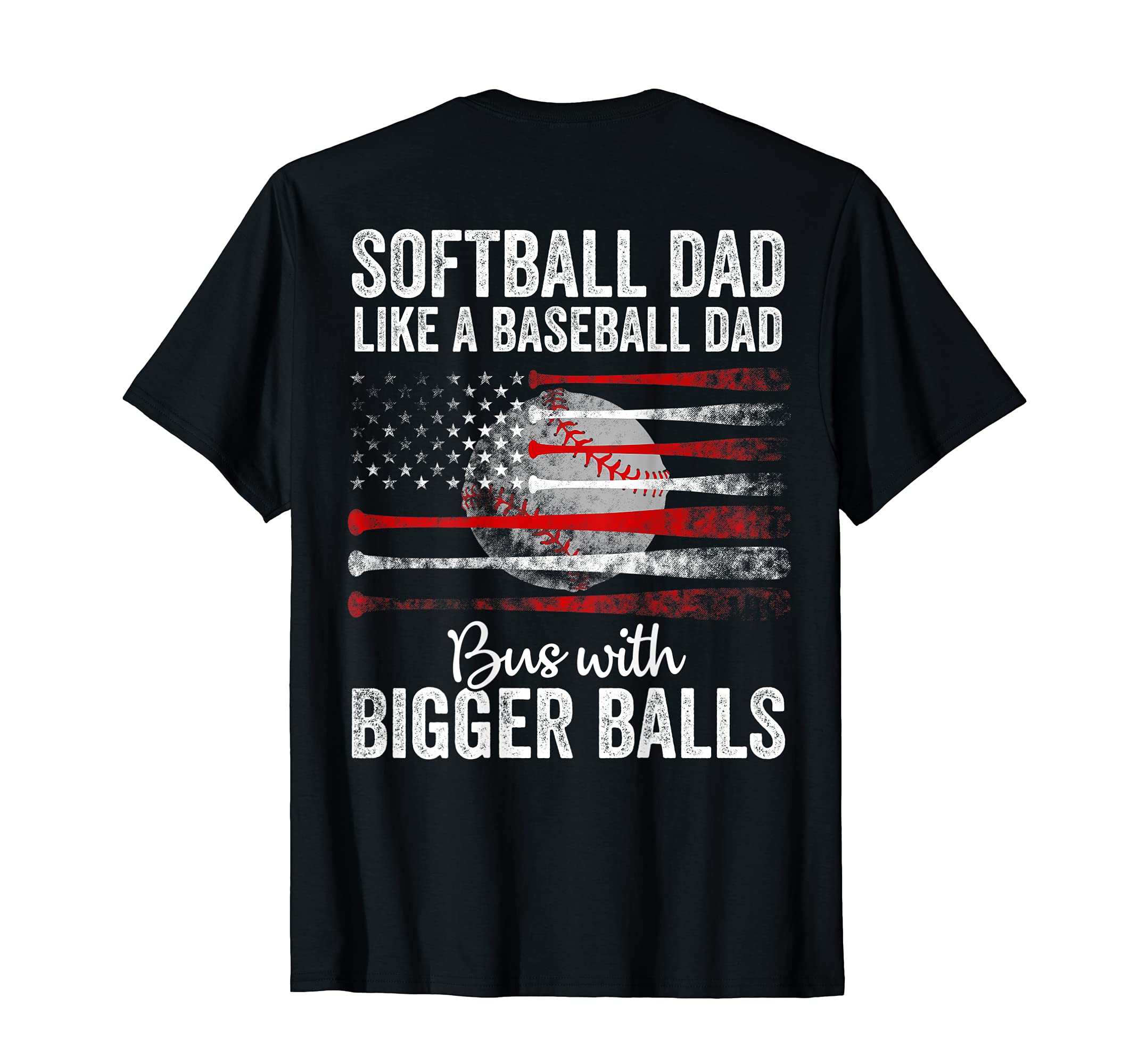 Mens Softball Dad Like Baseball Dad T-Shirt - Unique Graphic Men Women - T-Shirt, Sweatshirt, Hoodie