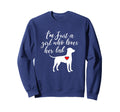 Distressed Text Just Who Loves Sweatshirt - Minimalist Print for Adults - T-Shirt, Sweatshirt, Hoodie