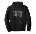 Year 1988 Gift Birthday Mom Dad Hoodie - Trendy Graphic for Adults - T-Shirt, Sweatshirt, Hoodie