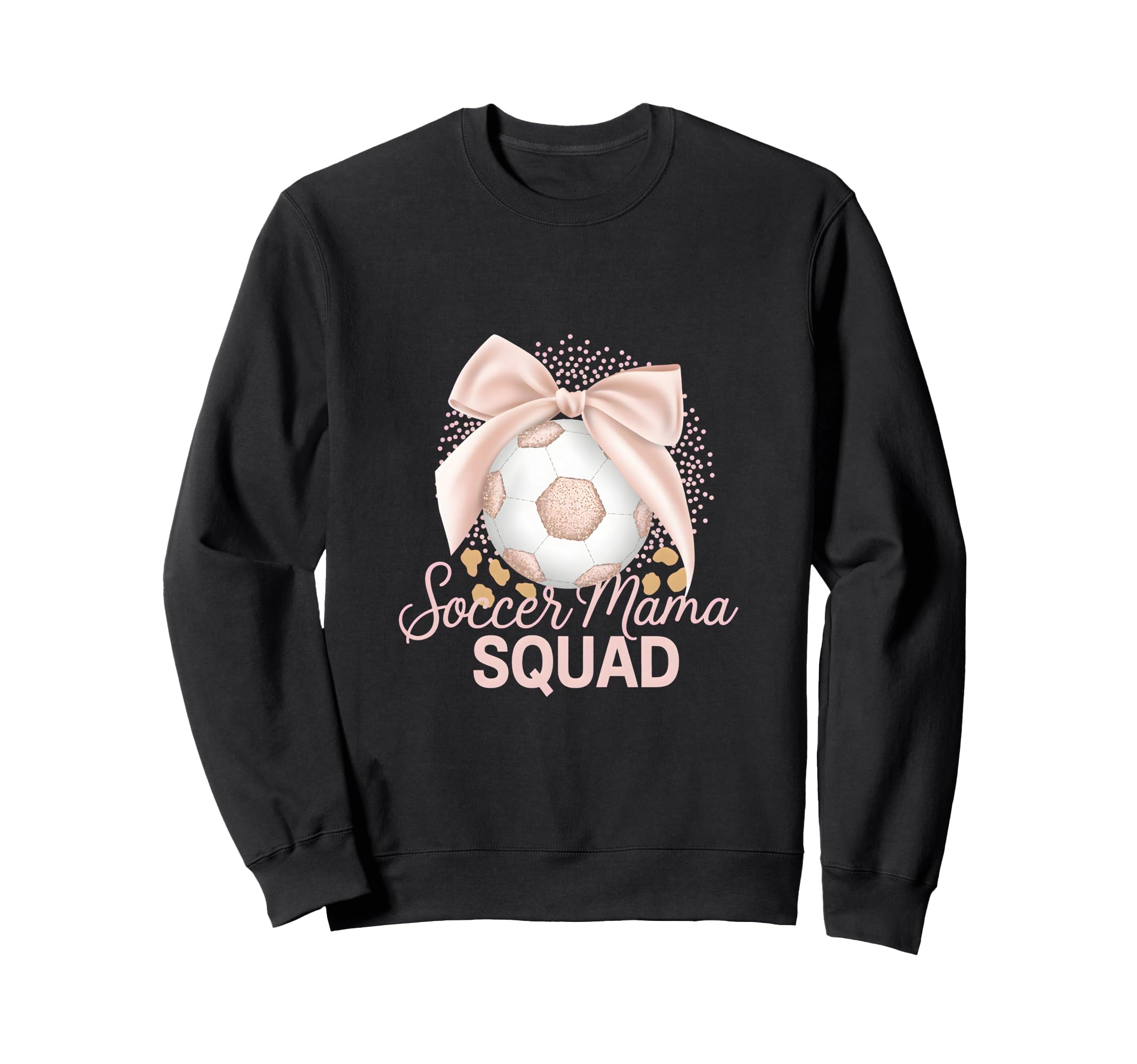 Soccer Mama Squad Coquette Sideline Sweatshirt - Novelty Apparel Unisex - T-Shirt, Sweatshirt, Hoodie
