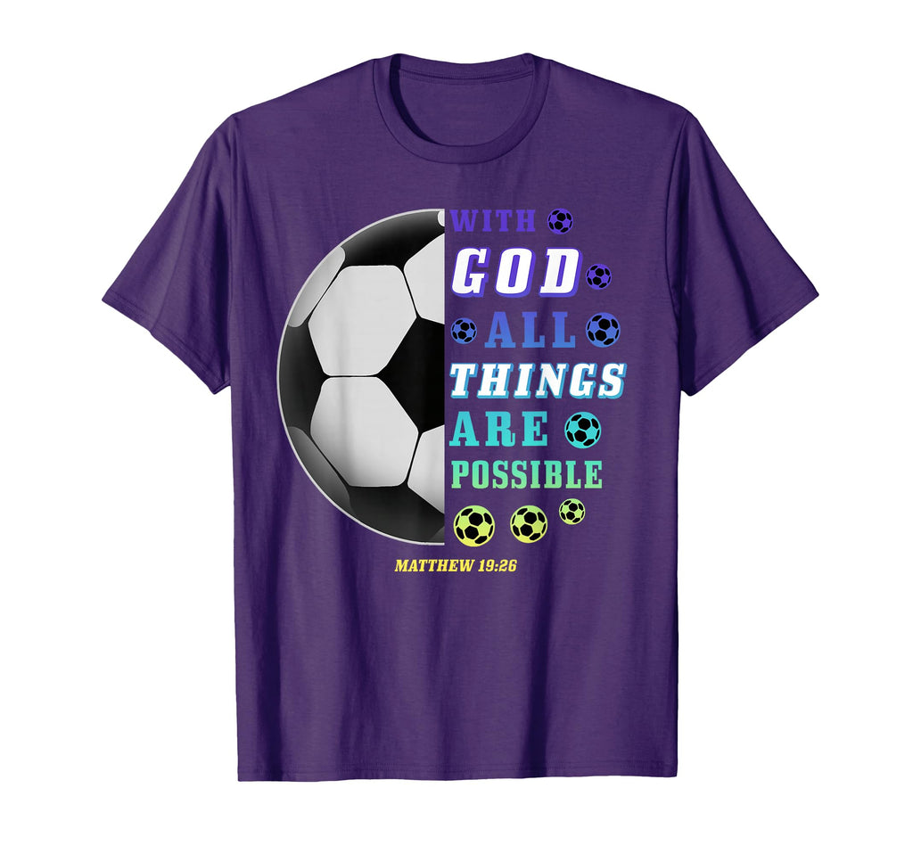 God All Things Are Possible Playing T-Shirt - Unique Graphic Men Women - T-Shirt, Sweatshirt, Hoodie