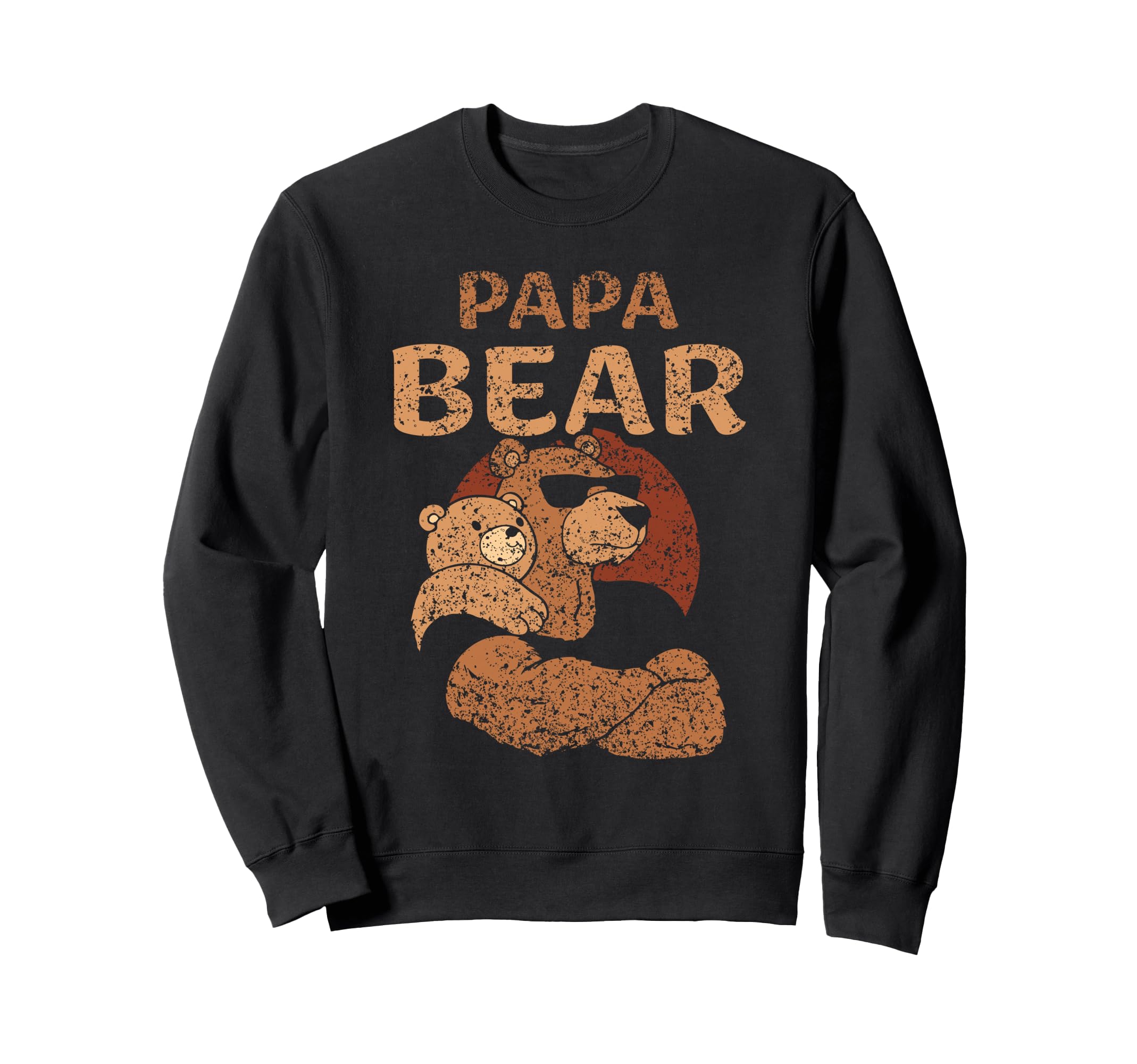 Papa Bear Bears Animal Pun Lover Sweatshirt - Minimalist Print Men Women - T-Shirt, Sweatshirt, Hoodie