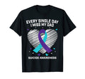 Every Single Day I Miss My Dad Suicide T-Shirt - Trendy Graphic for Adults - T-Shirt, Sweatshirt, Hoodie
