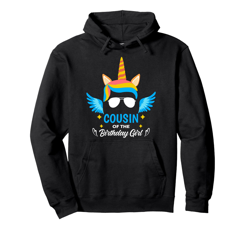 Cousin Birthday Cousin Unicorn First Hoodie - Aesthetic Graphic Unisex - T-Shirt, Sweatshirt, Hoodie