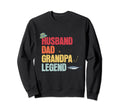 Fishing Husband Dad Grandpa Legend Sweatshirt - Minimalist Print Unisex - T-Shirt, Sweatshirt, Hoodie