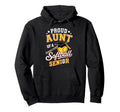 Proud Aunt Softball Senior 2027 Graduate Hoodie - Trendy Graphic Unisex - T-Shirt, Sweatshirt, Hoodie