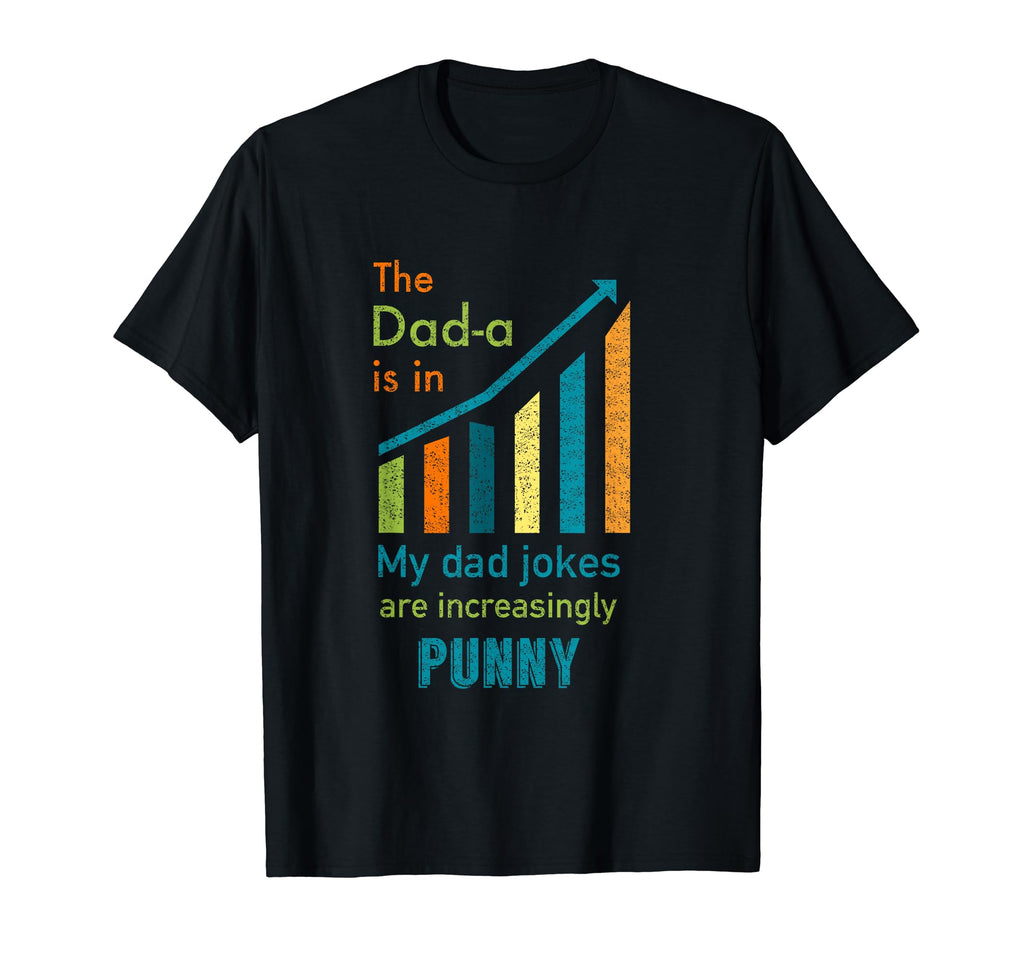 Dad Jokes Are Punny Dad Joke Fathers T-Shirt - Custom Art Print for Adults - T-Shirt, Sweatshirt, Hoodie