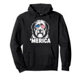 Patriotic Usa American Flag 4Th July Hoodie - Minimalist Print Unisex - T-Shirt, Sweatshirt, Hoodie