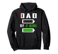 Dad 2 Two Low Battery Gift Fathers Day Hoodie - Custom Art Print Men Women - T-Shirt, Sweatshirt, Hoodie