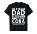 Dad Cora Gift Fathers Day Funny T-Shirt - Unique Graphic Unisex - T-Shirt, Sweatshirt, Hoodie