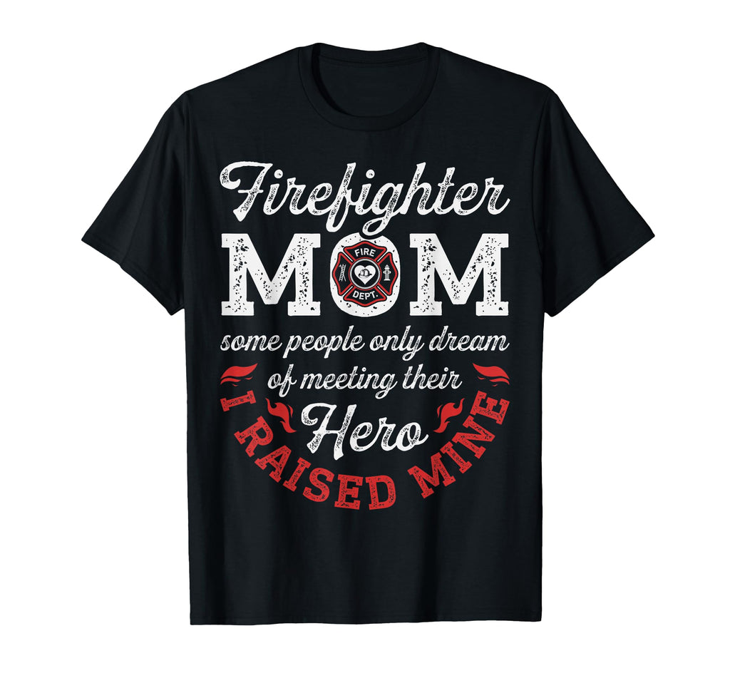 Firefighter Mom Mothers Day Thin Red T-Shirt - Casual Everyday Wear Unisex - T-Shirt, Sweatshirt, Hoodie