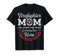 Firefighter Mom Mothers Day Thin Red T-Shirt - Casual Everyday Wear Unisex - T-Shirt, Sweatshirt, Hoodie