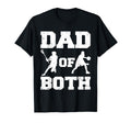 Dad Both Funny Lacrosse Basketball Dad T-Shirt - Novelty Apparel for Adults - T-Shirt, Sweatshirt, Hoodie