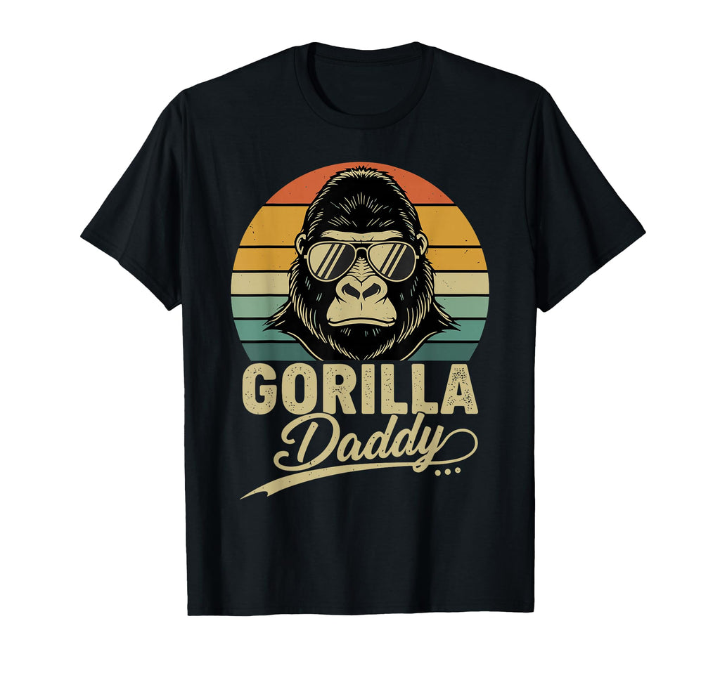 Gorilla Daddy Gorilla Lover T-Shirt - Trendy Graphic Unisex - T-Shirt, Sweatshirt, Hoodie