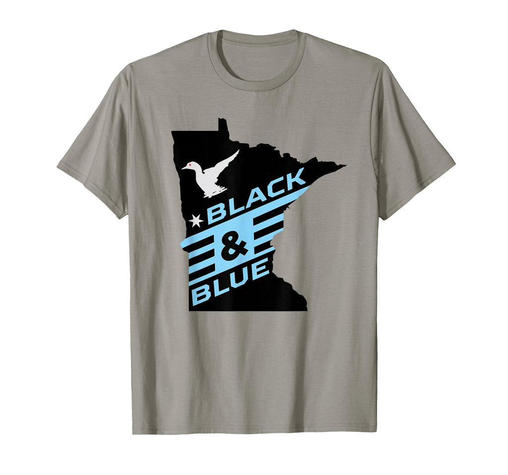Minnesota Soccer Loon Black Blue T-Shirt - Unique Graphic Unisex - T-Shirt, Sweatshirt, Hoodie