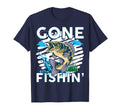 Fishing Gone Fishing Funny Bass Fish T-Shirt - Minimalist Print for Adults - T-Shirt, Sweatshirt, Hoodie