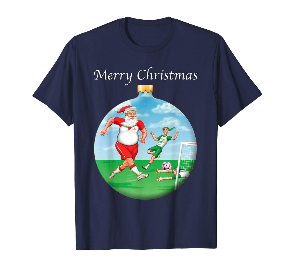 Funny Shirts Santa Claus And Elves Playing T-Shirt - Unique Graphic Unisex - T-Shirt, Sweatshirt, Hoodie