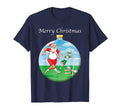 Funny Shirts Santa Claus And Elves Playing T-Shirt - Unique Graphic Unisex - T-Shirt, Sweatshirt, Hoodie
