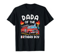 Dada Birthday Fire Truck Firefighter T-Shirt - Trendy Graphic Men Women - T-Shirt, Sweatshirt, Hoodie