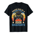 Proud Dad 2026 Graduate Funny Gamer T-Shirt - Unique Graphic Men Women - T-Shirt, Sweatshirt, Hoodie