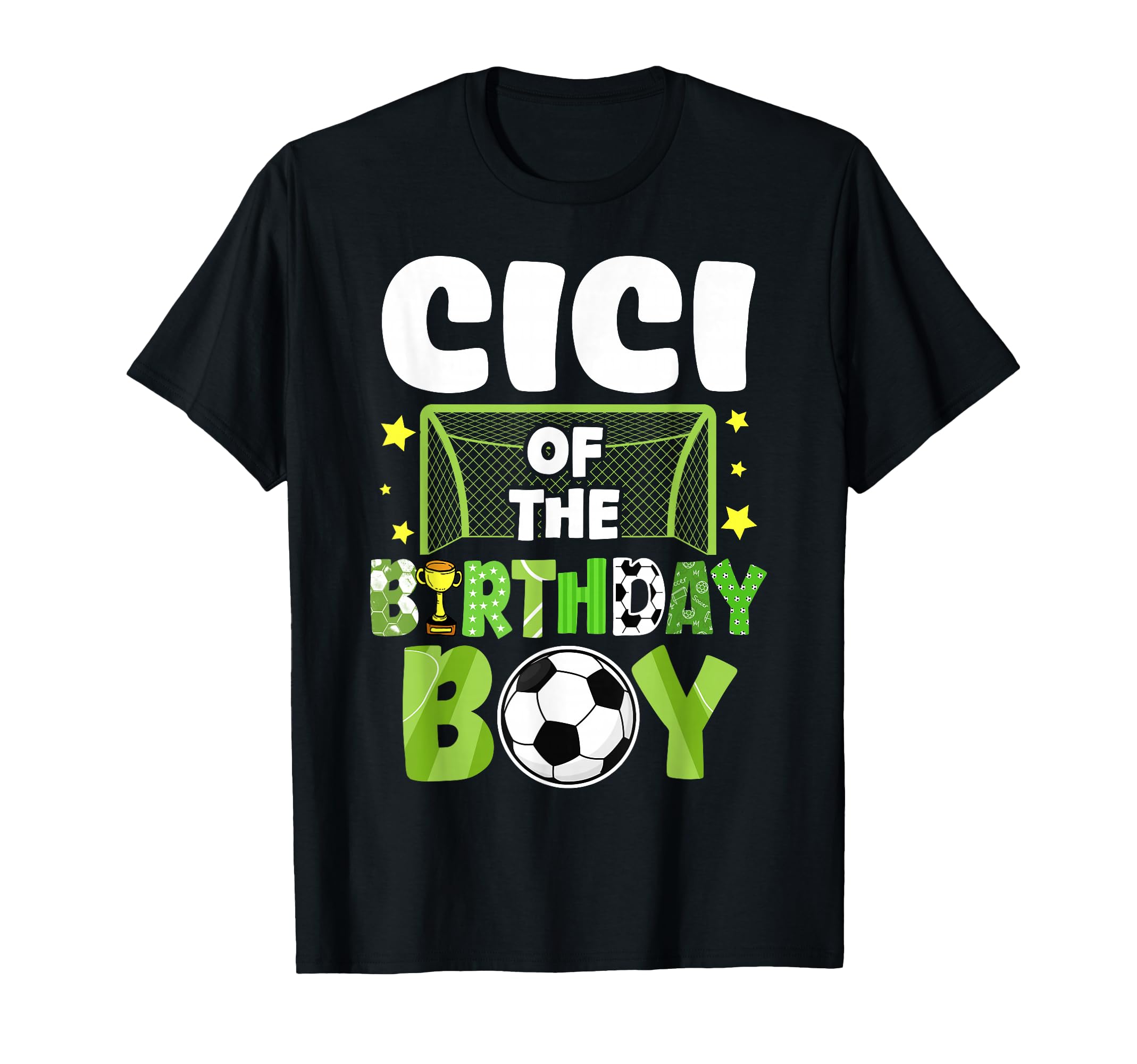Soccer Cici Birthday Party Family T-Shirt - Minimalist Print Unisex - T-Shirt, Sweatshirt, Hoodie