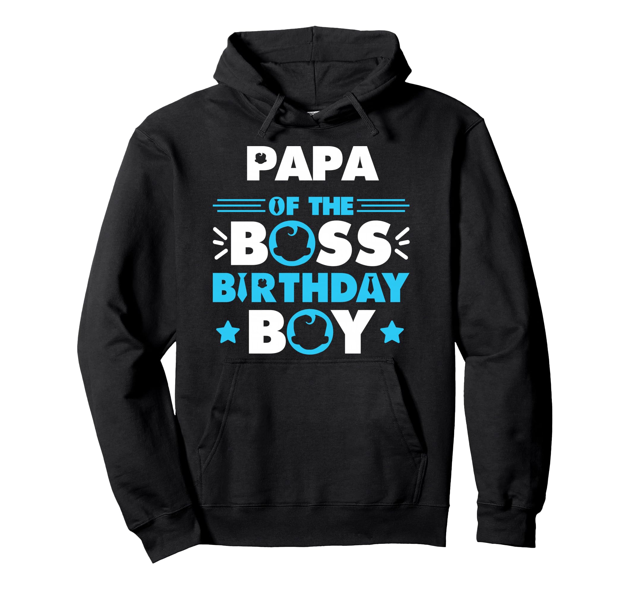 Papa Boss Birthday Family Matching Hoodie - Streetwear Style for Adults - T-Shirt, Sweatshirt, Hoodie