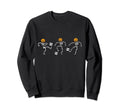 Pumpkin Skeleton Squad Soccer Player Sweatshirt - Graphic Print Men Women - T-Shirt, Sweatshirt, Hoodie