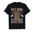 Vet Bod Like Dad Bod Patriotic Dad T-Shirt - Graphic Print Men Women - T-Shirt, Sweatshirt, Hoodie