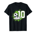10 Soccer Birthday Gift Soccer T-Shirt - Casual Everyday Wear Men Women - T-Shirt, Sweatshirt, Hoodie