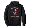One Gnarly Bonus Dad Awesome Step Dad Hoodie - Graphic Print for Adults - T-Shirt, Sweatshirt, Hoodie