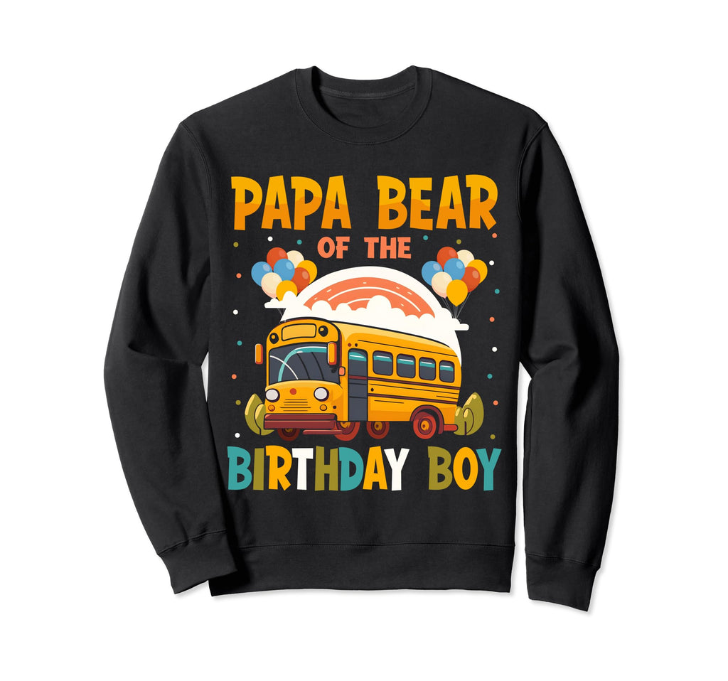 Papa Bear Birthday Matching Family Sweatshirt - Trendy Graphic for Adults - T-Shirt, Sweatshirt, Hoodie