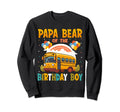 Papa Bear Birthday Matching Family Sweatshirt - Trendy Graphic for Adults - T-Shirt, Sweatshirt, Hoodie