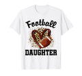 Leopard Heart American Football Matching T-Shirt - Graphic Print Men Women - T-Shirt, Sweatshirt, Hoodie