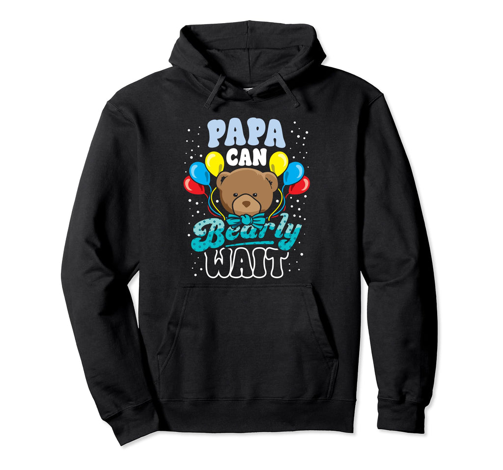 Papa Shower Bear Lover Can Bearly Wait Hoodie - Custom Art Print Unisex - T-Shirt, Sweatshirt, Hoodie