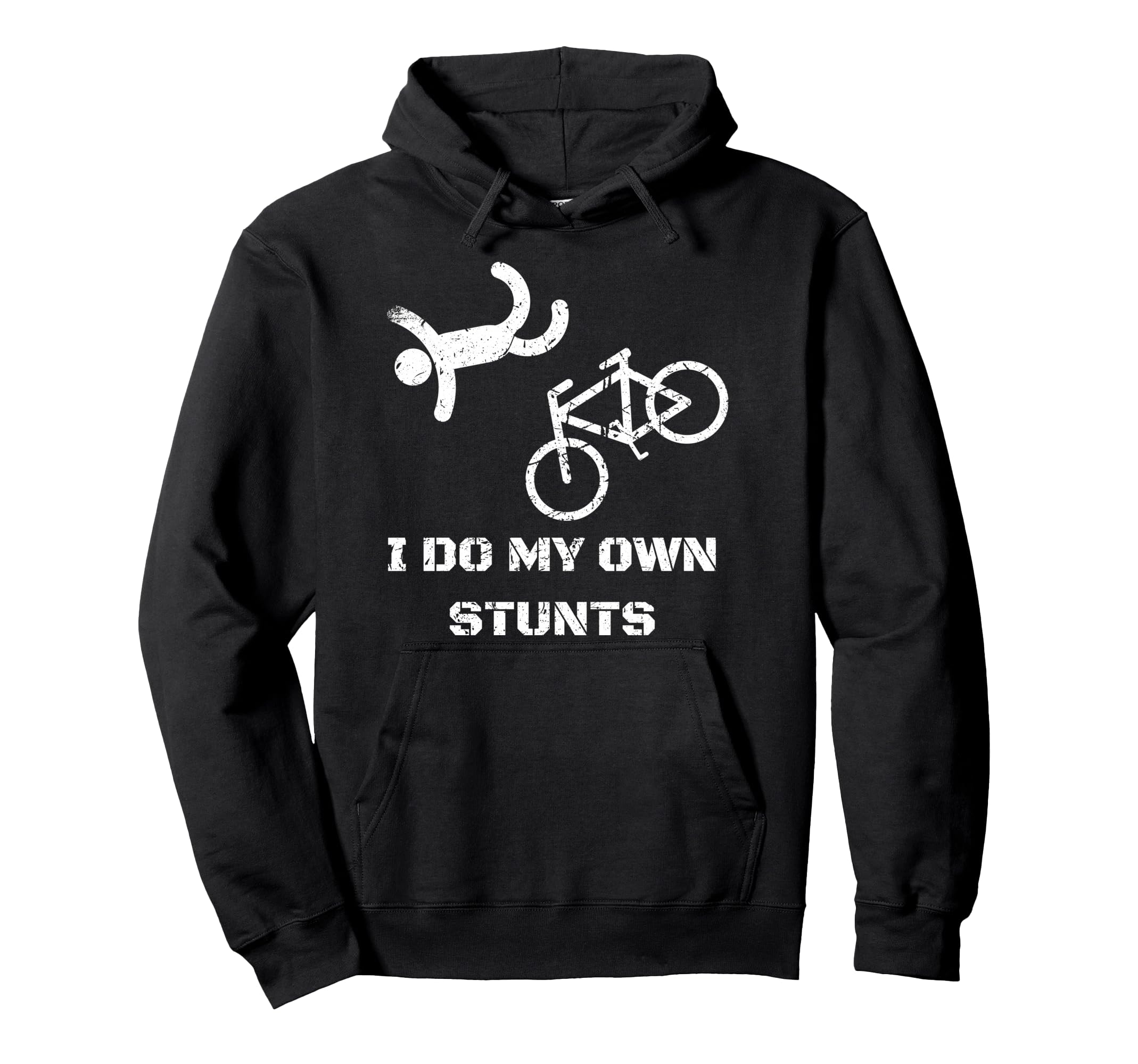 Bike Lover I Do My Own Stunts Bmx Hoodie - Custom Art Print Men Women - T-Shirt, Sweatshirt, Hoodie