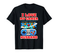 I Love My Gamer Husband Video Gaming T-Shirt - Trendy Graphic for Adults - T-Shirt, Sweatshirt, Hoodie