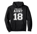Number 18 Custom Proud Soccer Futbol Hoodie - Custom Art Print Men Women - T-Shirt, Sweatshirt, Hoodie