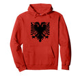 Albanian Flag Albania Eagle Hoodie - Casual Everyday Wear for Adults - T-Shirt, Sweatshirt, Hoodie