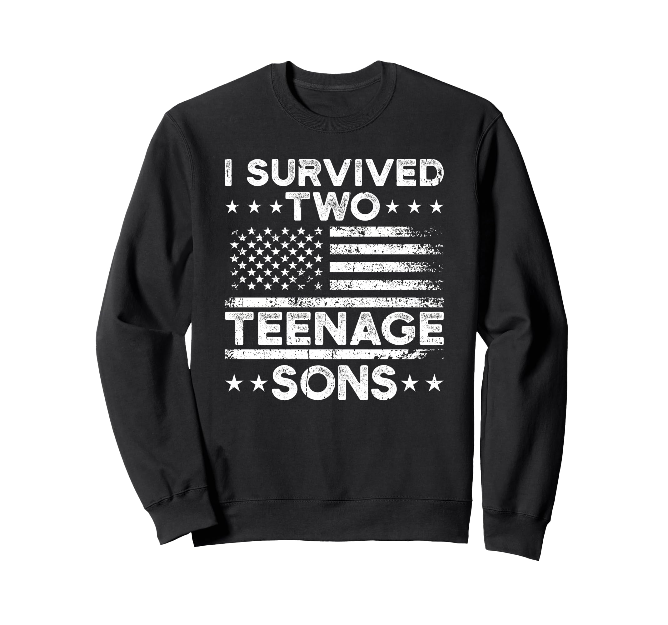 I Survived Two Teenage Sons Sweatshirt - Unique Graphic for Adults - T-Shirt, Sweatshirt, Hoodie