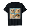 Pomeranians Sunglasses Dogs Summer T-Shirt - Unique Graphic Men Women - T-Shirt, Sweatshirt, Hoodie